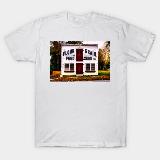 Flour And Feed Store 1 T-Shirt by Robert Alsop